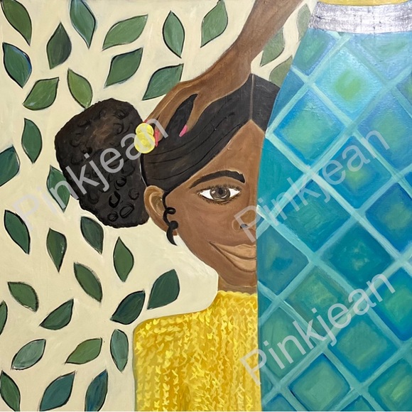 Shy Like Me  30”x30”. - Picture 1 of 3